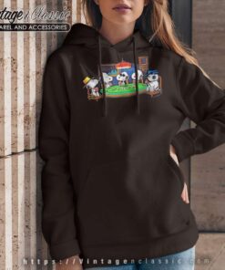 Snoopy Peanuts Dogs Playing Poker Hoodie