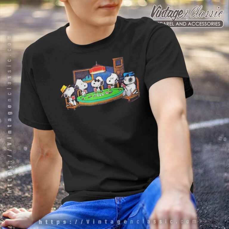 Snoopy Peanuts Dogs Playing Poker T Shirt Snoopy Peanuts Dogs Playing Poker T Shirt
