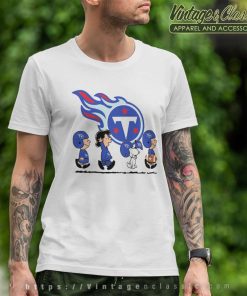 Snoopy Peanuts Fan Tennessee Titans T Shirt