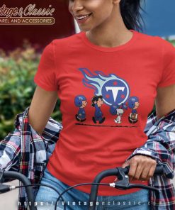 Snoopy Peanuts Fan Tennessee Titans Women TShirt