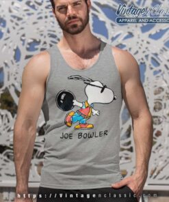 Snoopy Peanuts Joe Bowler Tank Top Racerback