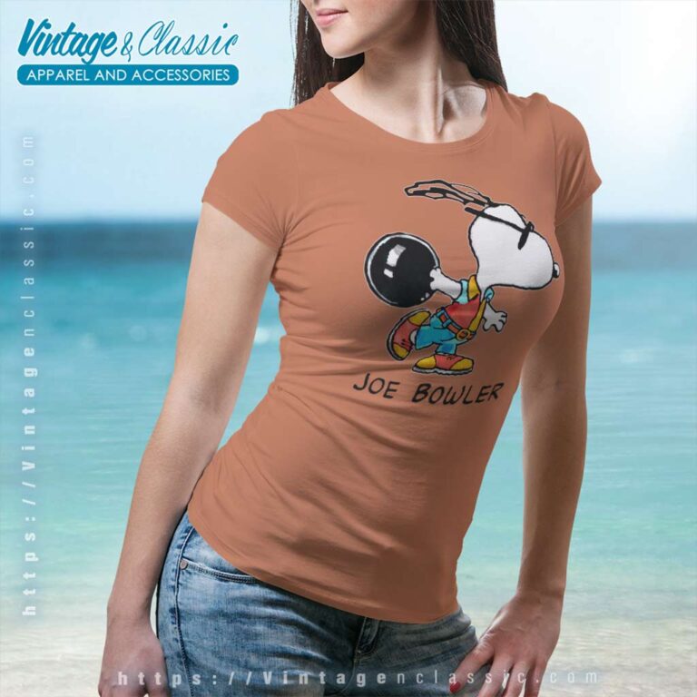 Snoopy Peanuts Joe Bowler Women TShirt Snoopy Peanuts Joe Bowler Women TShirt