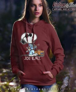 Snoopy Peanuts Joe Emt Hoodie