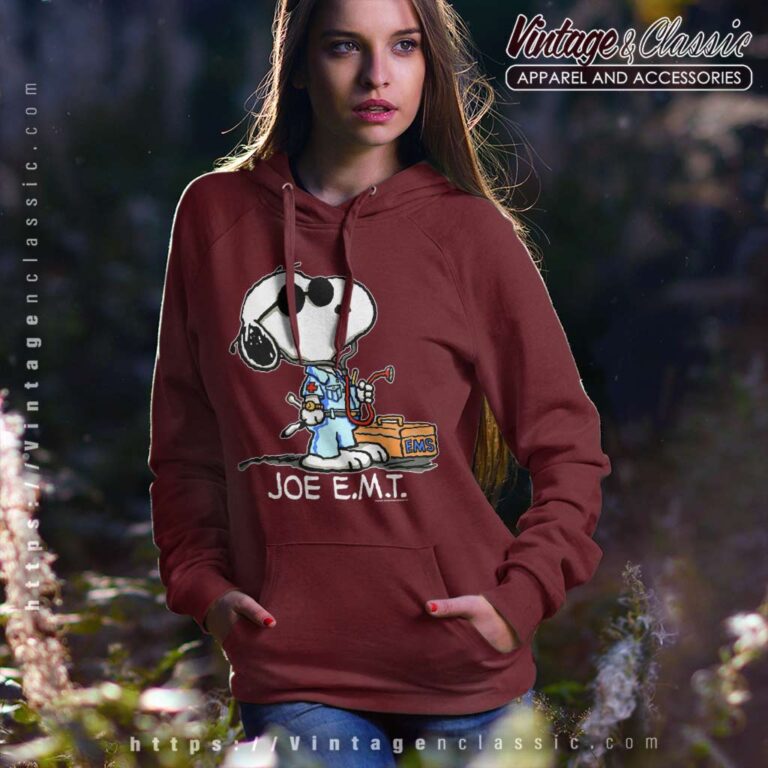 Snoopy Peanuts Joe Emt Hoodie Snoopy Peanuts Joe Emt Hoodie