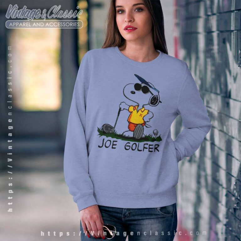 Snoopy Peanuts Joe Golfer Sweatshirt Snoopy Peanuts Joe Golfer Sweatshirt