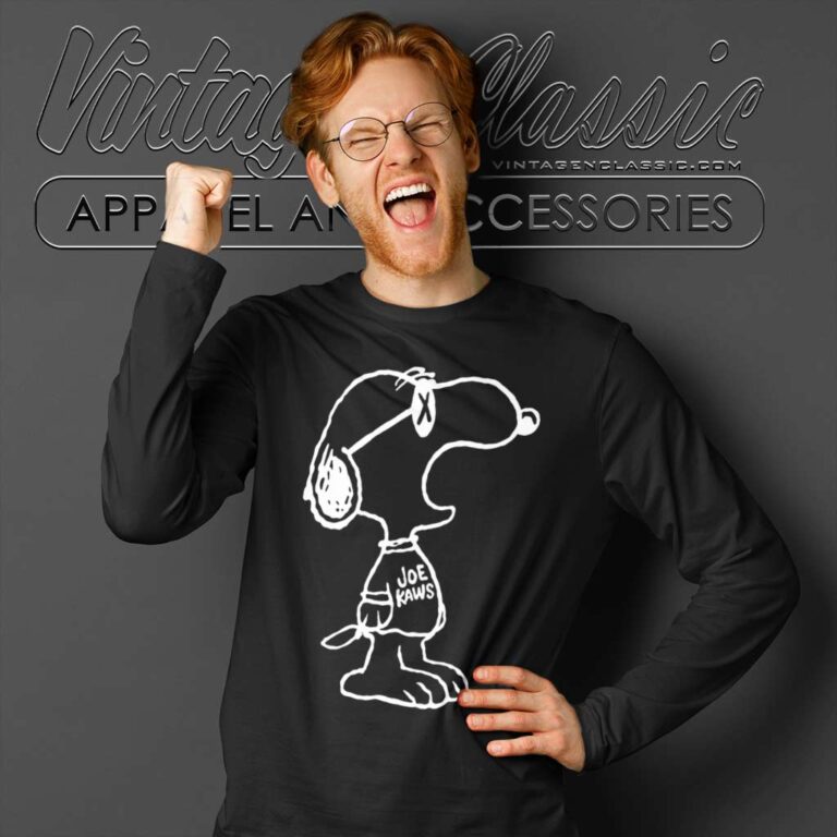 Snoopy Peanuts Joe Kaws Long Sleeve Tee Snoopy Peanuts Joe Kaws Long Sleeve Tee