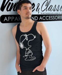 Snoopy Peanuts Joe Kaws Tank Top Racerback