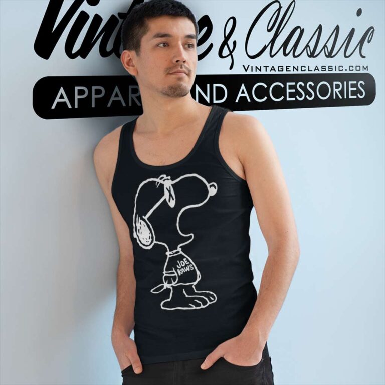 Snoopy Peanuts Joe Kaws Tank Top Racerback Snoopy Peanuts Joe Kaws Tank Top Racerback