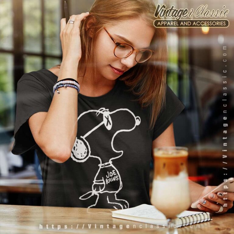 Snoopy Peanuts Joe Kaws Women TShirt Snoopy Peanuts Joe Kaws Women TShirt