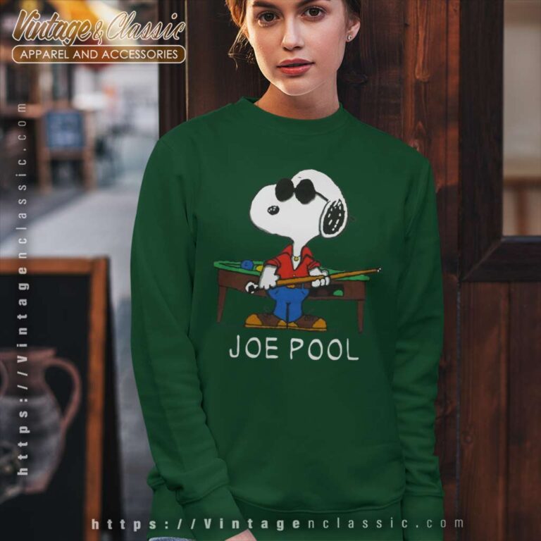 Snoopy Peanuts Joe Pool Sweatshirt Snoopy Peanuts Joe Pool Sweatshirt