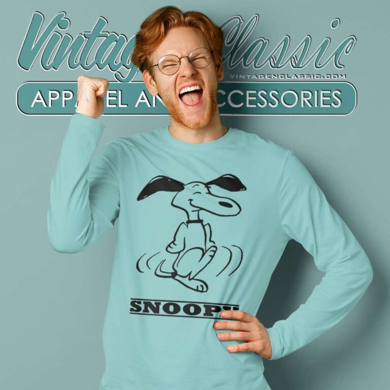 Snoopy Peanuts Mayo Spruce 60s Long Sleeve Tee Snoopy Peanuts Mayo Spruce 60s Long Sleeve Tee