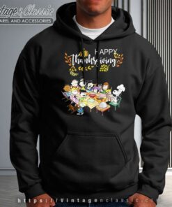 Snoopy Peanuts Party Happy Thanksgiving Hoodie