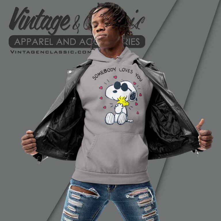 Snoopy Peanuts Somebody Loves You Hoodie Snoopy Peanuts Somebody Loves You Hoodie