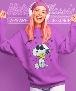 Snoopy Peanuts Somebody Loves You Sweatshirt