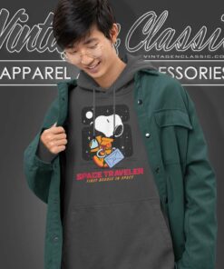 Snoopy Peanuts Space Traveler First Beagle In Space Hoodie