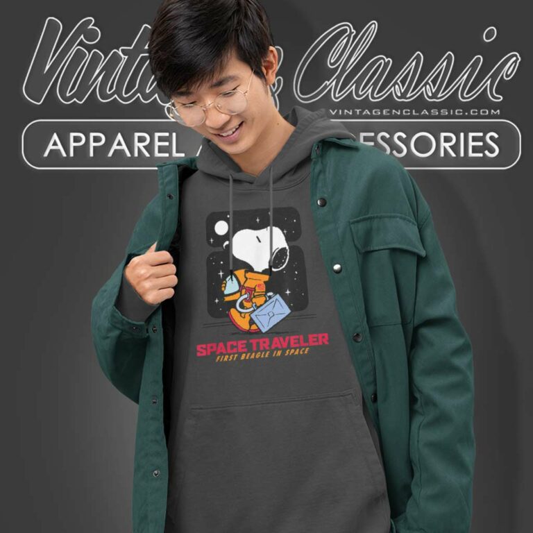 Snoopy Peanuts Space Traveler First Beagle In Space Hoodie Snoopy Peanuts Space Traveler First Beagle In Space Hoodie