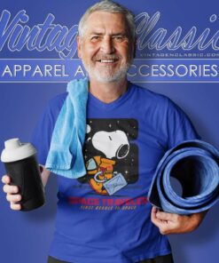 Snoopy Peanuts Space Traveler First Beagle In Space V Neck TShirt