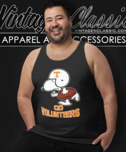 Snoopy Peanuts Tennessee Volunteers Tank Top Racerback