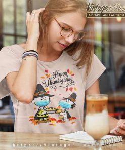 Snoopy Peanuts Thanksgiving Shirt Thanksgiving Day 2023 Women TShirt