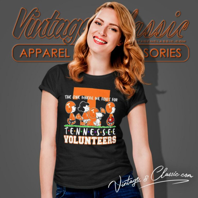 Snoopy Peanuts The One Where We Root For Tennessee Volunteers Women T Shirt Snoopy Peanuts The One Where We Root For Tennessee Volunteers Women T Shirt