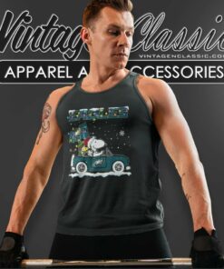 Snoopy Philadelphia Eagles Driver Car Christmas Tank Top Racerback