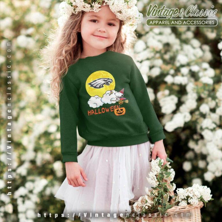 Snoopy Philadelphia Eagles Halloween Kids Sweatshirt Snoopy Philadelphia Eagles Halloween Kids Sweatshirt