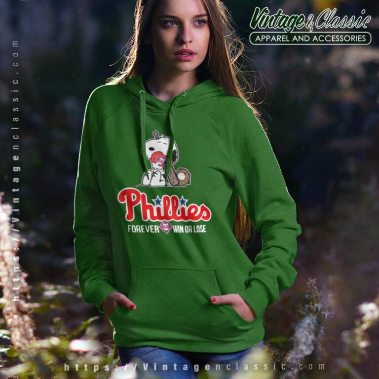 Snoopy Philadelphia Phillies Forever Win Or Lose Hoodie Snoopy Philadelphia Phillies Forever Win Or Lose Hoodie