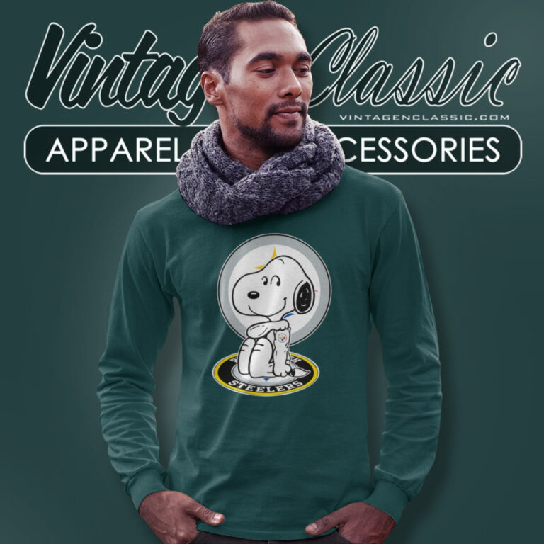 Snoopy Pittsburgh Steelers Tattoo Long Sleeve Tee Snoopy Pittsburgh Steelers Tattoo Long Sleeve Tee