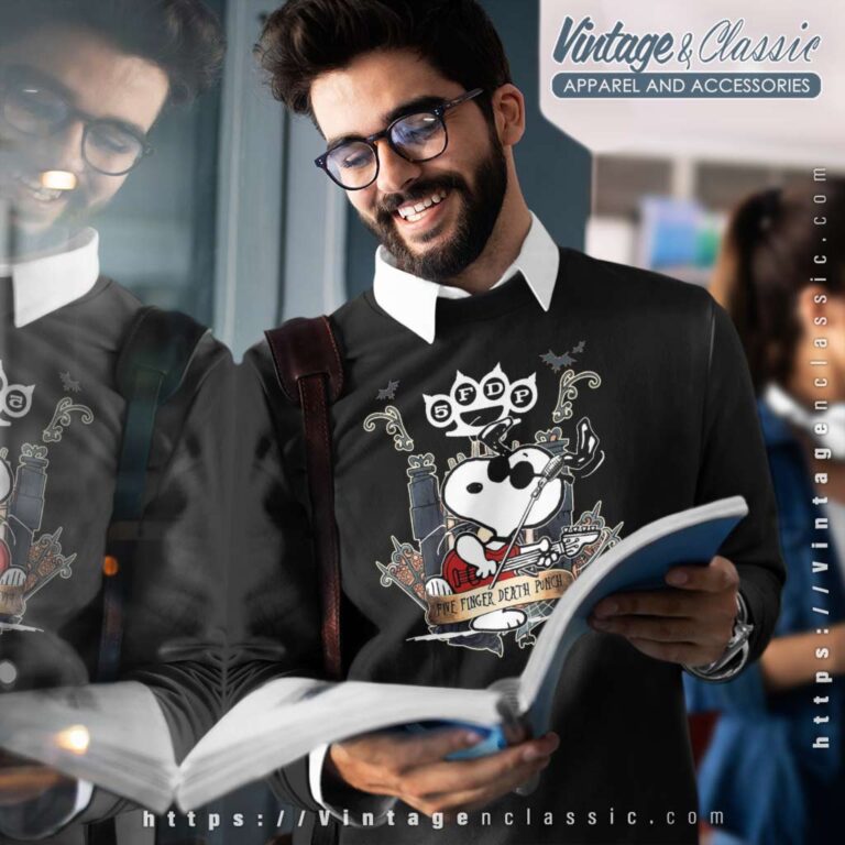 Snoopy Play Guitar Five Finger Death Punch Sweatshirt Snoopy Play Guitar Five Finger Death Punch Sweatshirt