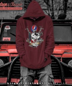 Snoopy Play Guitar Grateful Dead Hoodie