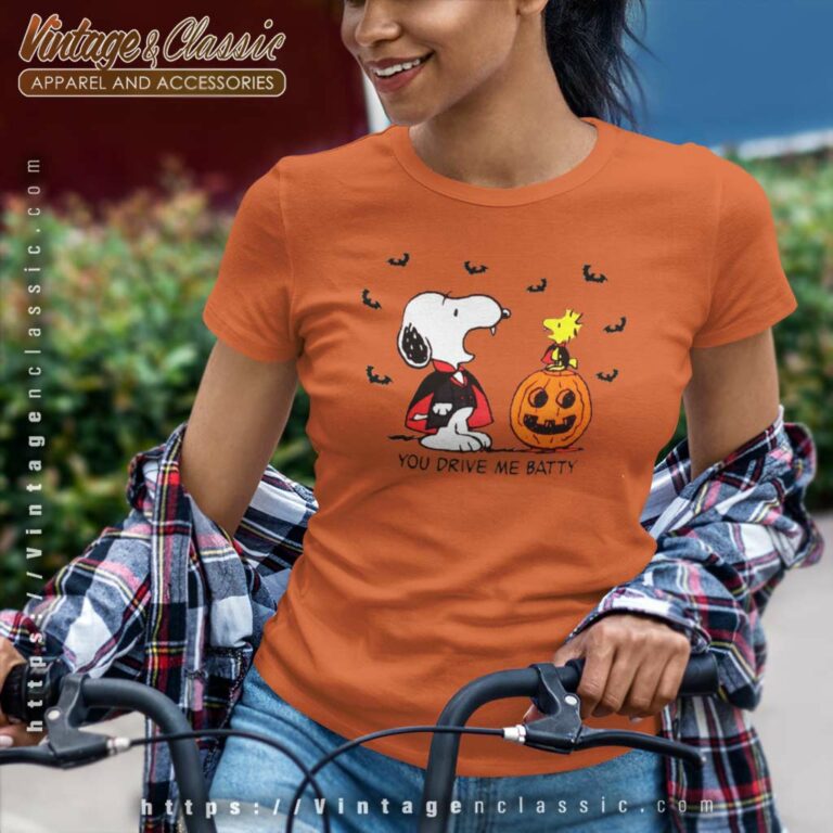 Snoopy Pumpkin Halloween Shirt Vampire Women TShirt Snoopy Pumpkin Halloween Shirt Vampire Women TShirt