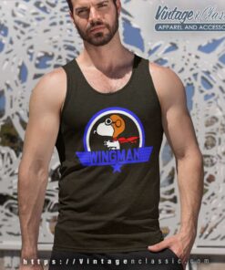 Snoopy Red Baron Wingman Tank Top Racerback