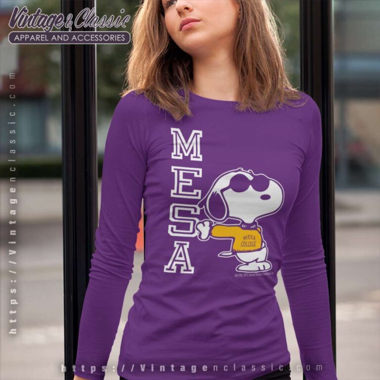 Snoopy San Diego Mesa College Long Sleeve Tee Snoopy San Diego Mesa College Long Sleeve Tee