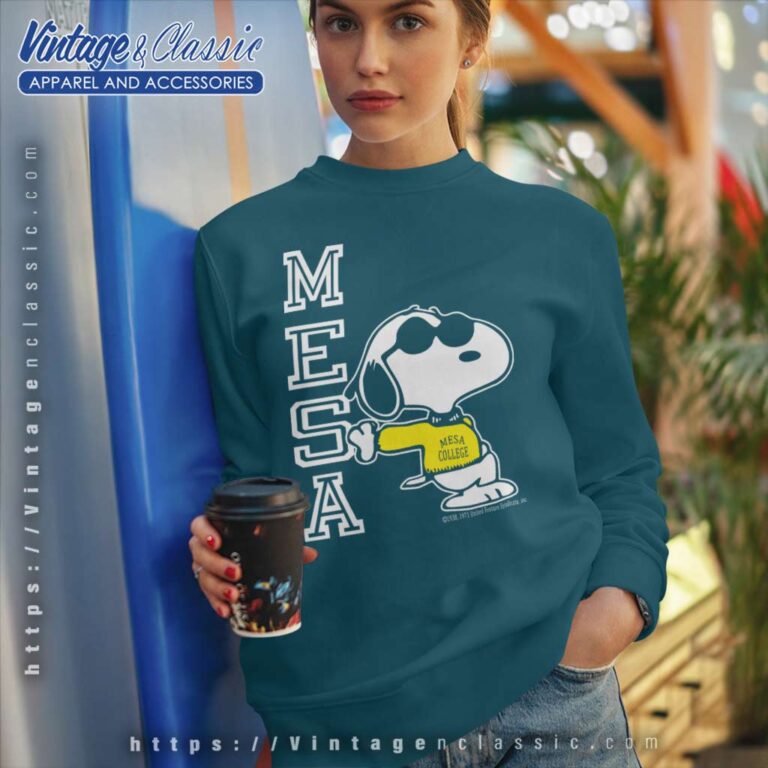 Snoopy San Diego Mesa College Sweatshirt Snoopy San Diego Mesa College Sweatshirt