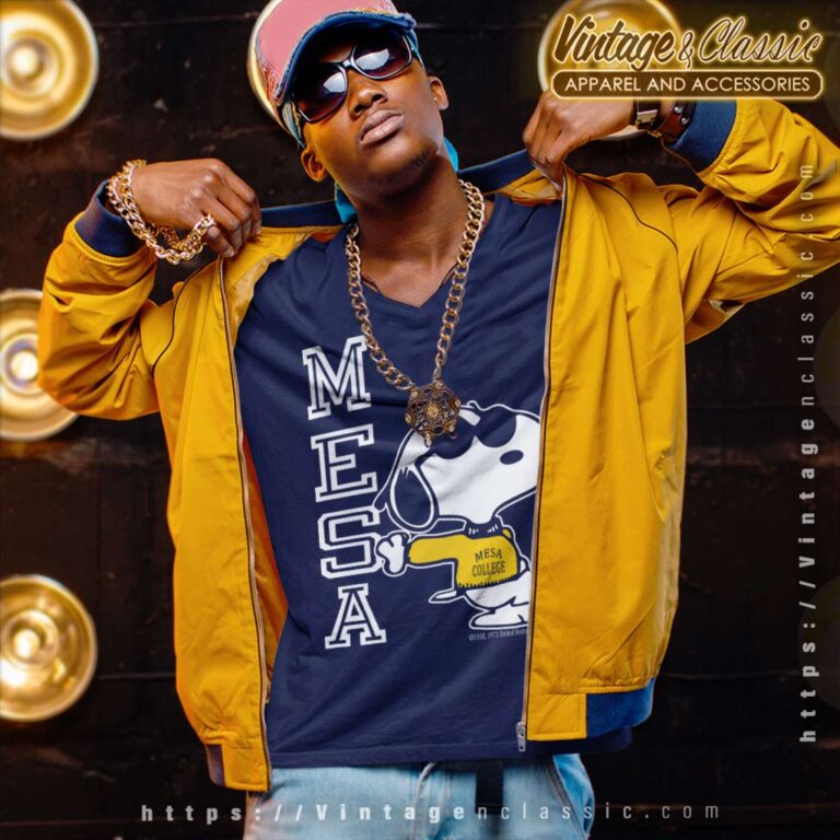 Snoopy San Diego Mesa College V Neck TShirt Snoopy San Diego Mesa College V Neck TShirt