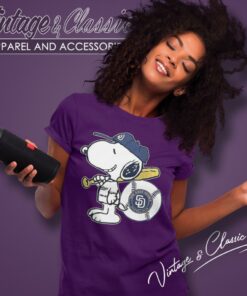 Snoopy San Diego Padres Women T Shirt