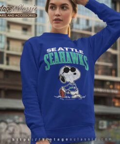 Snoopy Seattle Seahawks Nfl Sweatshirt