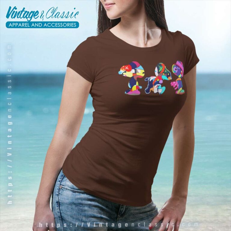 Snoopy Set Of 3 By Kaws Women TShirt Snoopy Set Of 3 By Kaws Women TShirt