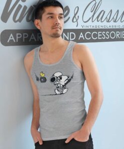 Snoopy Star Wars Tank Top Racerback