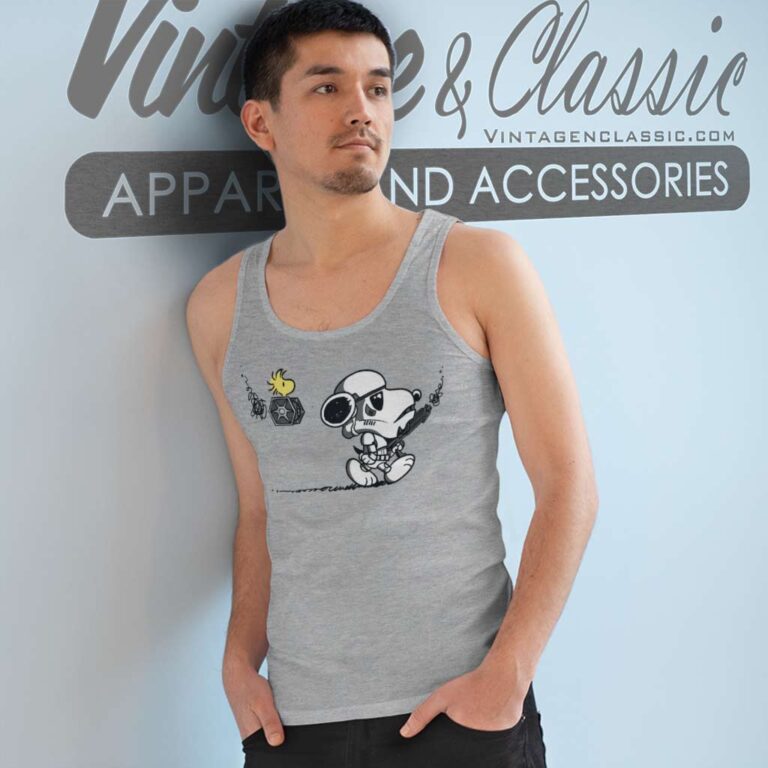 Snoopy Star Wars Tank Top Racerback Snoopy Star Wars Tank Top Racerback