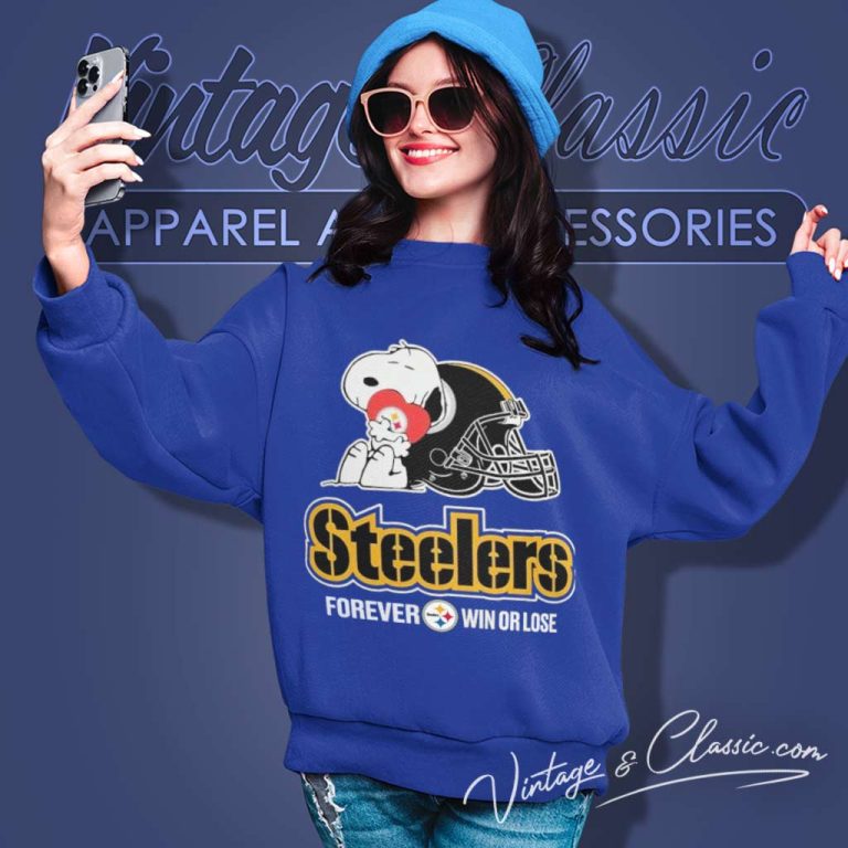 Snoopy Steelers Forever Win Or Lose Football Sweatshirt Snoopy Steelers Forever Win Or Lose Football Sweatshirt