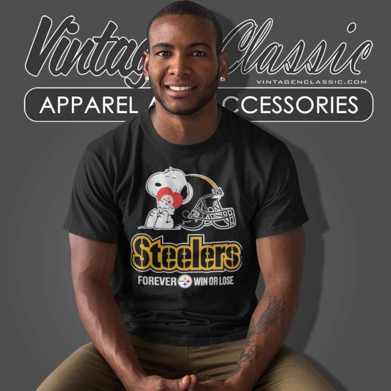 Snoopy Steelers Forever Win Or Lose Football T Shirt Snoopy Steelers Forever Win Or Lose Football T Shirt