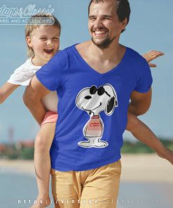 Snoopy Supreme Louis Vuitton V Neck TShirt