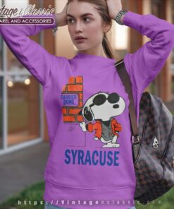 Snoopy Syracuse University Sweatshirt