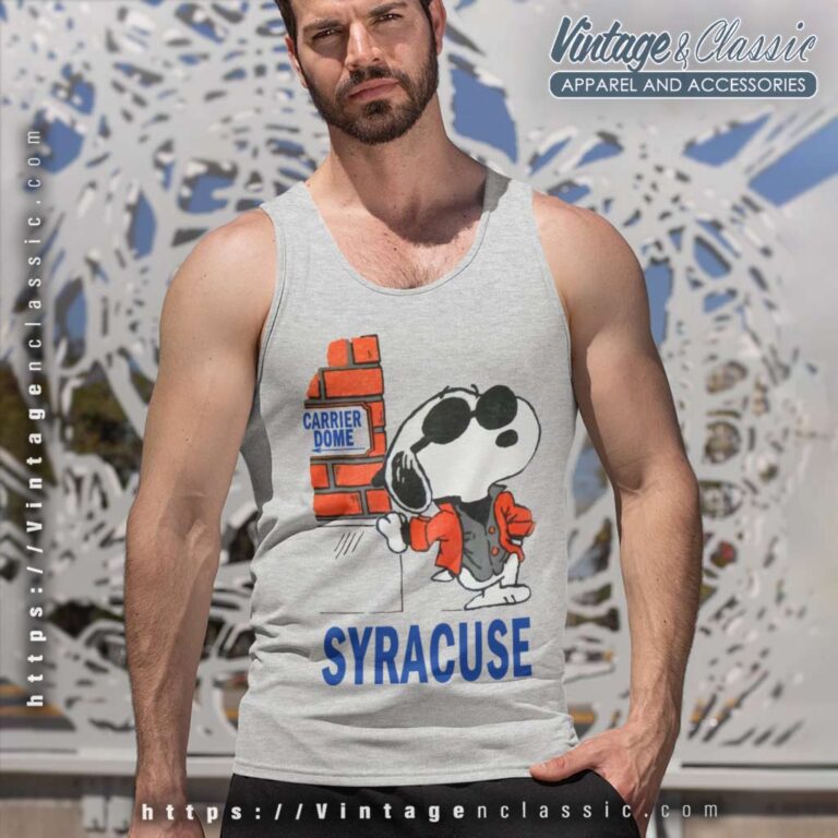 Snoopy Syracuse University Tank Top Racerback Snoopy Syracuse University Tank Top Racerback
