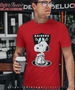 Snoopy Tattoo Las Vegas Raiders T Shirt