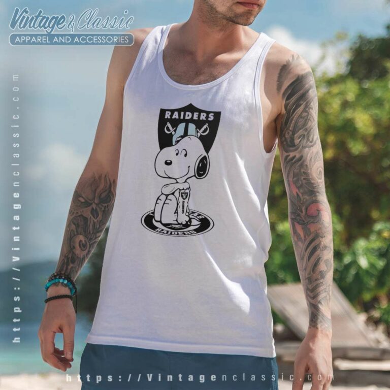 Snoopy Tattoo Las Vegas Raiders Tank Top Racerback Snoopy Tattoo Las Vegas Raiders Tank Top Racerback