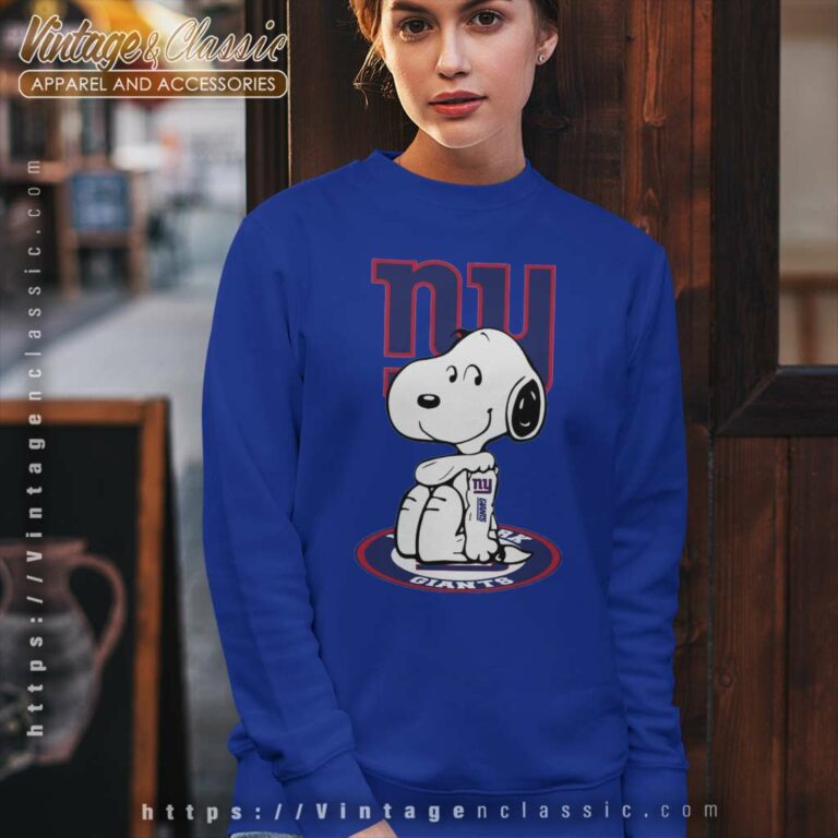 Snoopy Tattoo New York Giants Sweatshirt Snoopy Tattoo New York Giants Sweatshirt