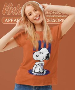 Snoopy Tattoo New York Giants Women TShirt