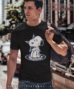 Snoopy Tattoos Dallas Cowboys Football Logo T Shirt
